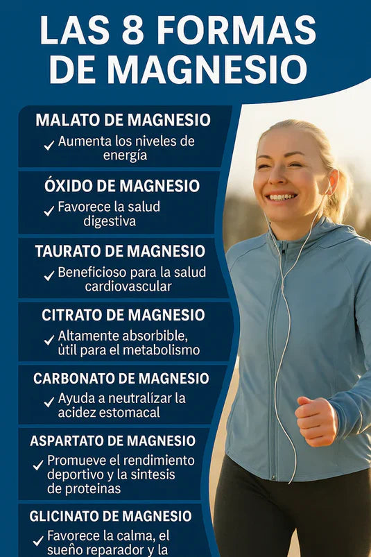 Magnesio Complex 8 en 1 – Potente Fórmula 1000 mg para Cuerpo y Mente 💪