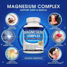 Magnesio Complex 8 en 1 – Potente Fórmula 1000 mg para Cuerpo y Mente 💪