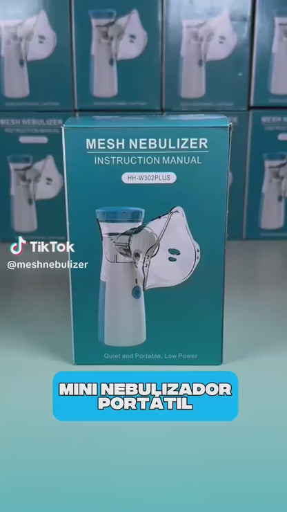 NEBPRO 2.0 Nebulizador Inalámbrico Portátil 💨 | Alivio Respiratorio Rápido en Cualquier Lugar
